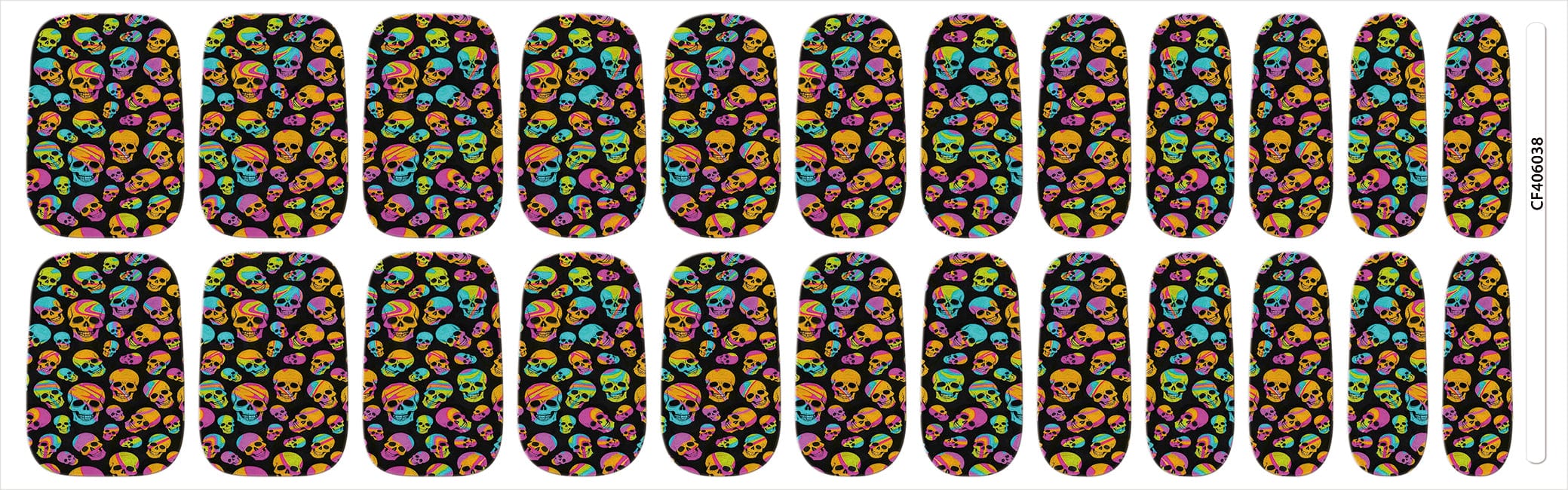 Rainbow Skulls