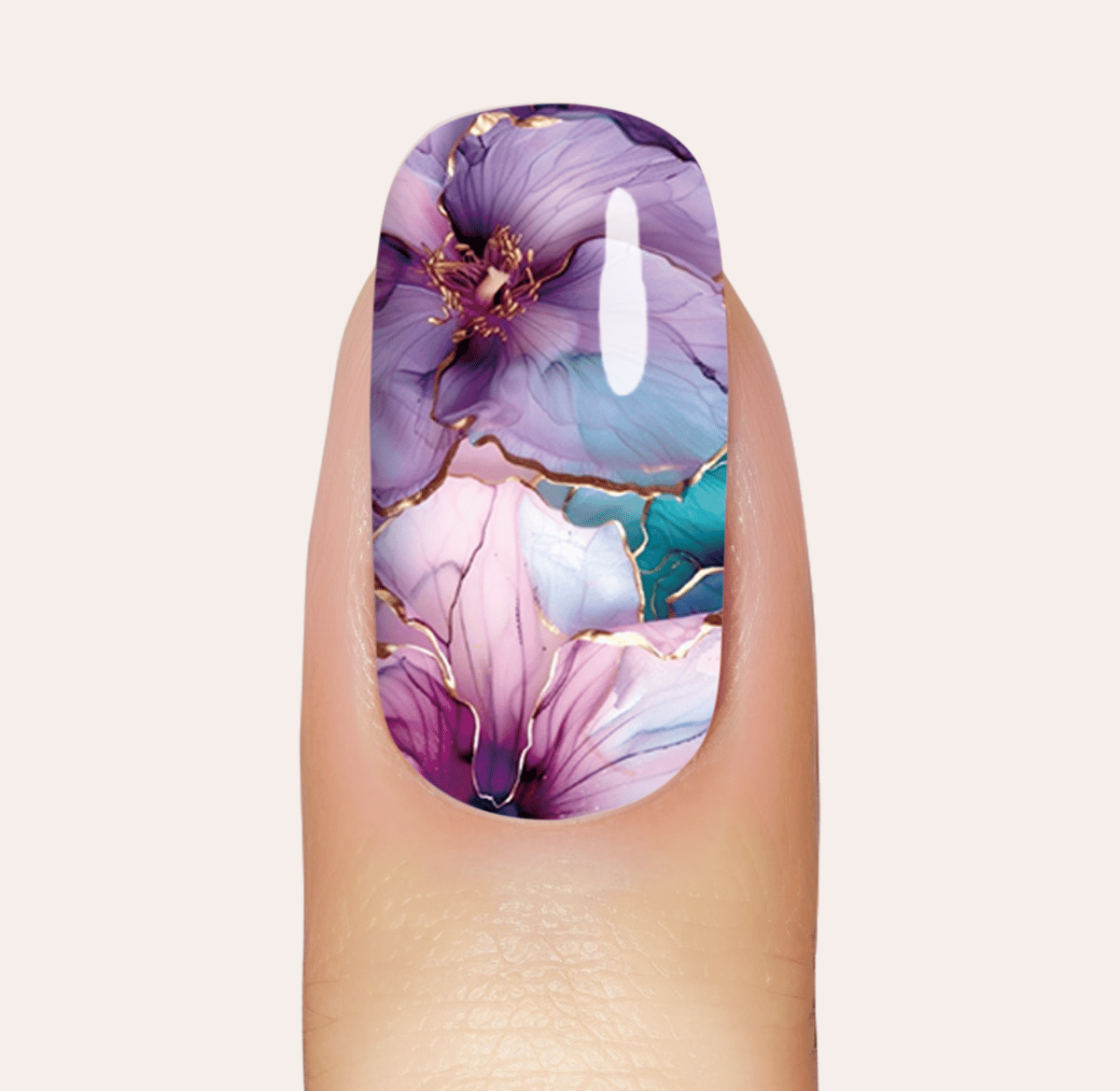 UV Gel: Pastel Petals