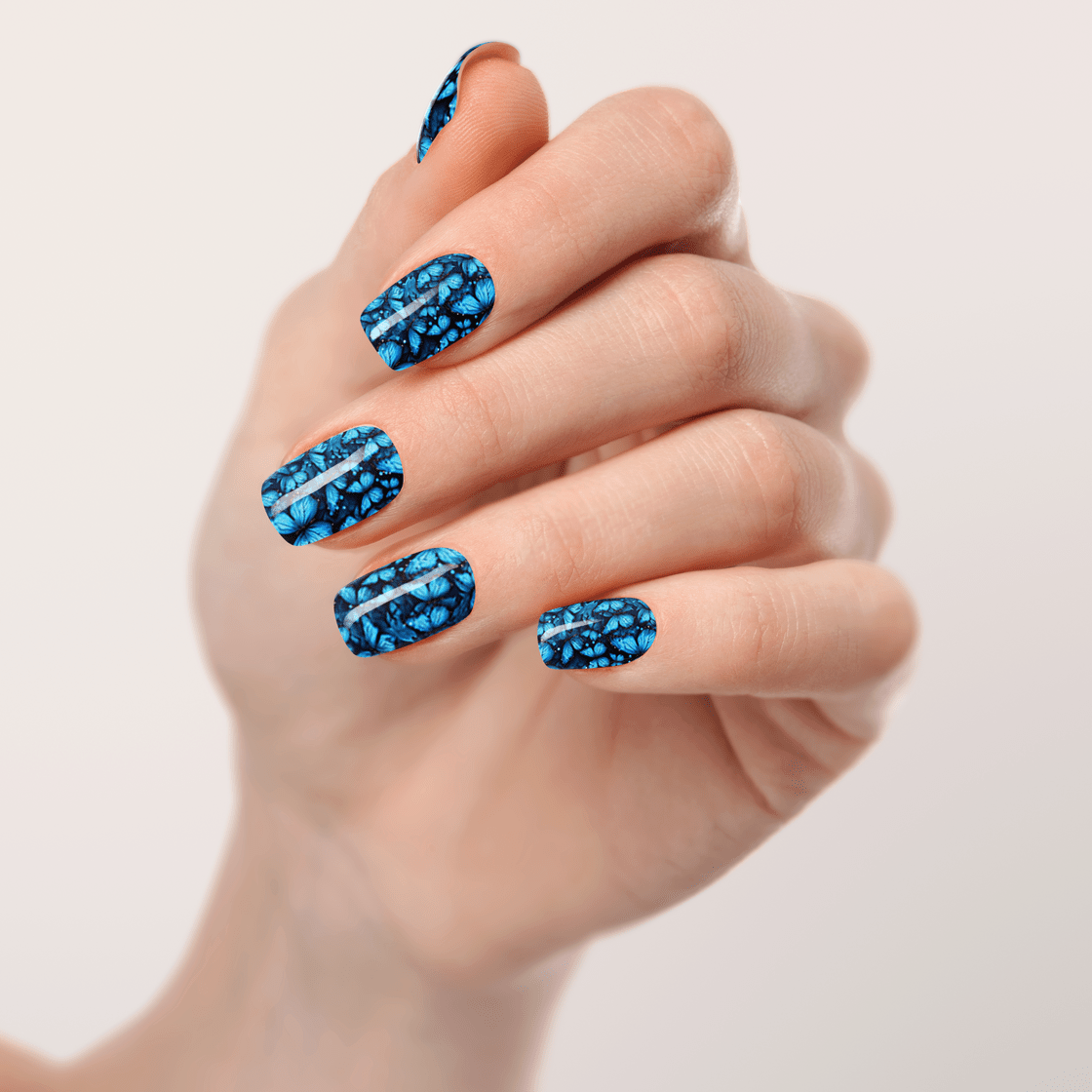 UV Gel: Blue Winged Magic